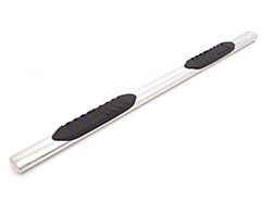 5-Inch Oval Straight Nerf Side Step Bars; Polished Stainless (15-25 F-150 SuperCab)