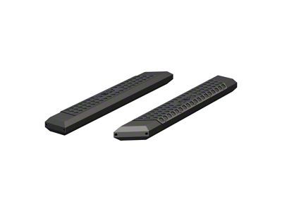 5.50-Inch AdvantEDGE Side Step Bars without Mounting Brackets; Carbide Black (04-24 F-150 Regular Cab)