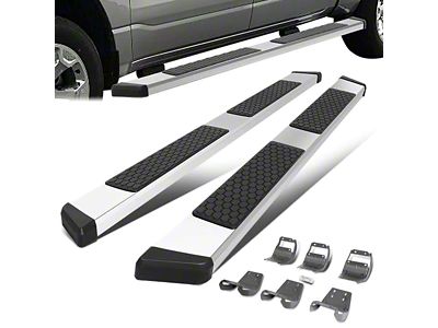5.50-Inch Honeycomb Step Running Boards; Stainless Steel (15-20 F-150 SuperCab)