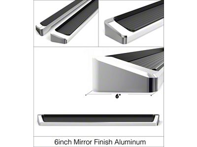6-Inch iRunning Boards; Polished (04-08 F-150 Regular Cab)