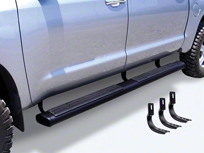 Go Rhino 6-Inch OE Xtreme Side Step Bars; Black (04-14 F-150 SuperCab)