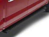 6-Inch Wide Flat Running Boards; Black (15-26 F-150 SuperCrew)