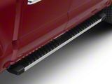 6-Inch Wide Flat Running Boards; Silver (15-25 F-150 SuperCrew)