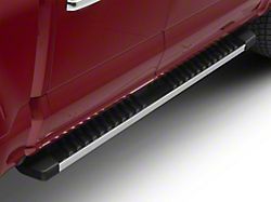 6-Inch Wide Flat Running Boards; Silver (15-25 F-150 SuperCrew)