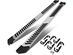 6-Inch Wide Running Boards; Silver (04-14 F-150 SuperCrew)