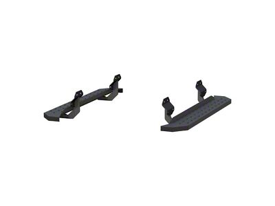 RidgeStep 6.50-Inch Running Boards; Textured Black (15-25 F-150 Regular Cab)