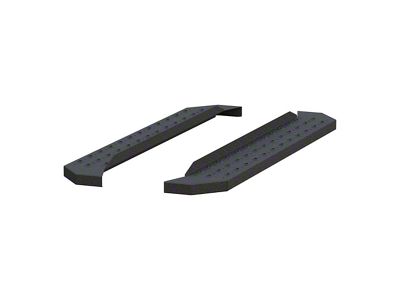 RidgeStep 6.50-Inch Running Boards without Mounting Brackets; Textured Black (04-25 F-150 Regular Cab)