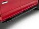7.25-Inch Wide Flat Running Boards; Textured Black (15-24 F-150 SuperCrew)