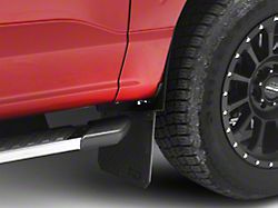 REK-mesh Universal Offset Standard 12-Inch Wide Mud Flaps with Black Logo; Front or Rear (Universal; Some Adaptation May Be Required)