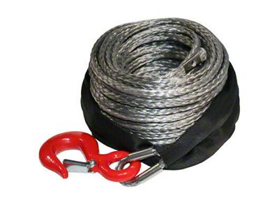 Bulldog Winch 8mm x 100-Foot Synthetic Rope; 8,000 lb.