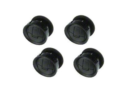 A/C Vent Outlet Set; Black (09-14 F-150)