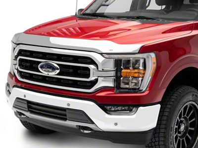 Aeroskin Hood Protector; Chrome (21-24 F-150, Excluding Raptor)