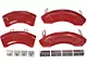 Aesthetic Brake Caliper Covers; Red; Front and Rear (04-09 F-150)