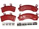 Aesthetic Brake Caliper Covers; Red; Front and Rear (04-09 F-150)
