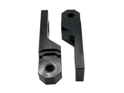 Royal Hooks Aluminum Shackle/Hook Adapters; Black (09-25 F-150)