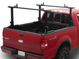 Aluminum Truck Bed Rack; Black (Universal; Some Adaptation May Be Required)