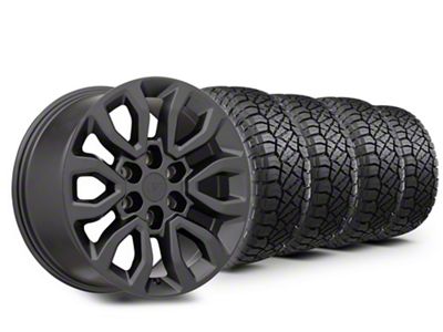 18x9 Raptor Style Wheel & 33in NITTO All-Terrain Ridge Grappler A/T Tire Package (15-20 F-150)