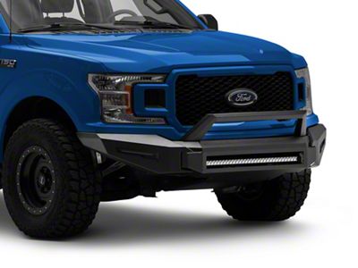 Armour II Heavy Duty Front Bumper with 30-Inch LED Light Bar and 4-Inch Cube Lights (18-20 F-150, Excluding Raptor)