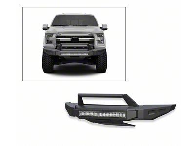 Armour II Heavy Duty Front Bumper with 30-Inch LED Light Bar (15-17 F-150, Excluding Raptor)