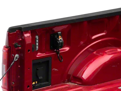 Auto-Retracting Bed Straps; Gold (15-25 F-150)