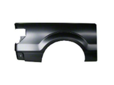Replacement Bed Panel without Fender Flare Holes; Driver Side (09-14 F-150 Styleside w/ 6-1/2-Foot Bed)