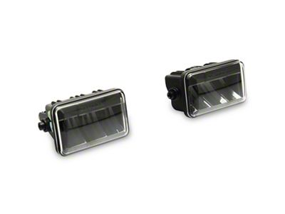 LED Fog Lights; Black (15-17 F-150, Excluding Raptor)