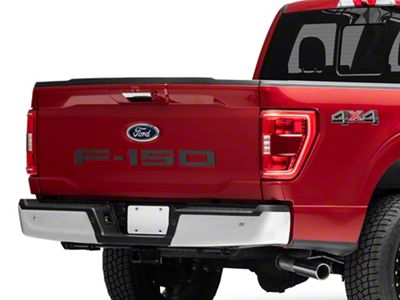 Putco Black Platinum Tailgate Insert Letters (21-24 F-150 w/o Tailgate Applique)