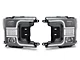 Sequential Turn Signal Projector Headlights; Black Housing; Clear Lens (18-20 F-150 w/ Factory Halogen Headlights)