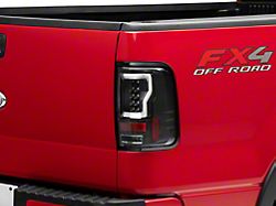 Version 2 Light Bar LED Tail Lights; Black Housing; Clear Lens (04-08 F-150 Styleside)