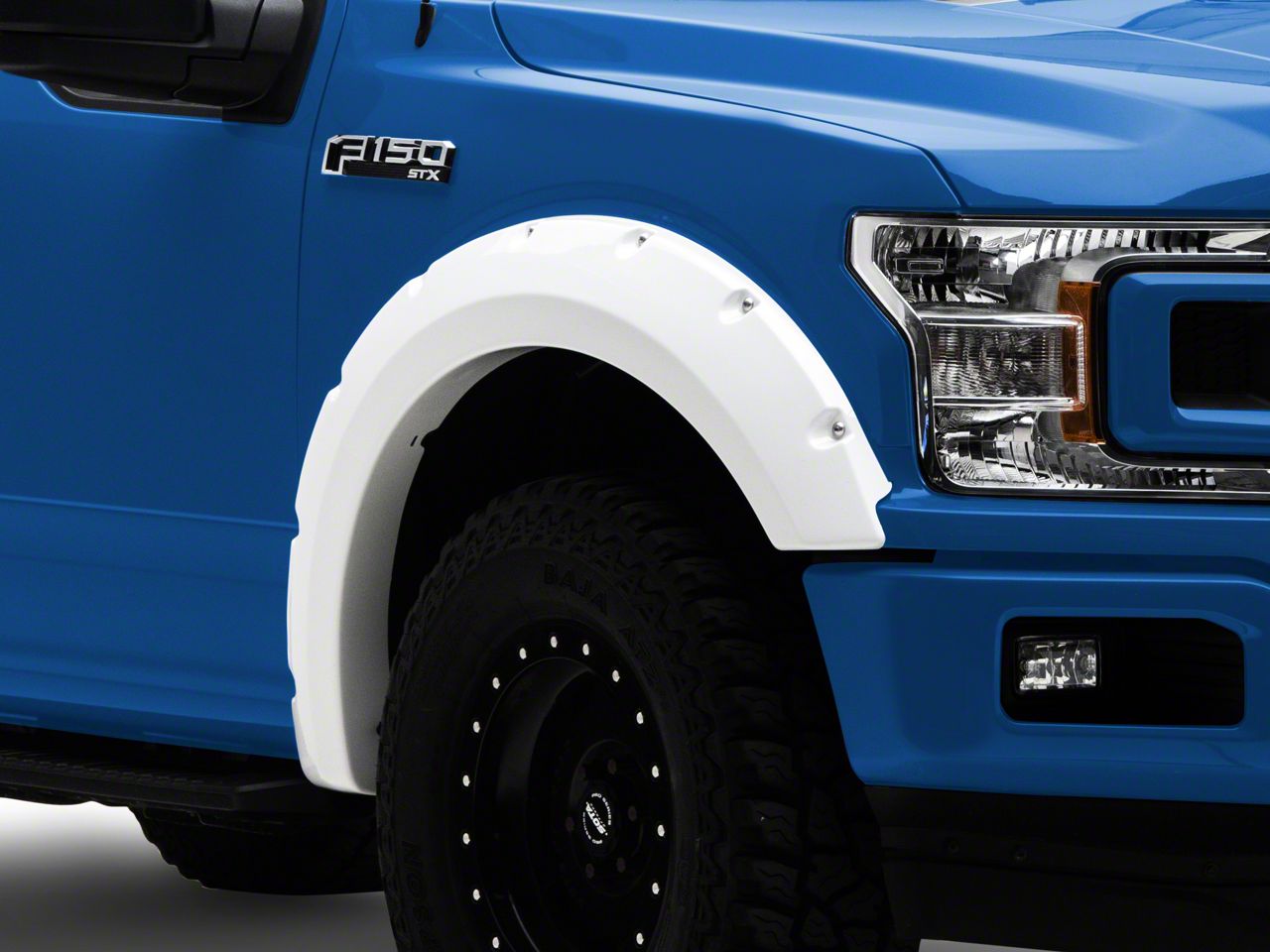 EGR F150 BoltOn Style Fender Flares; Oxford White 793574Z1 (1820 F