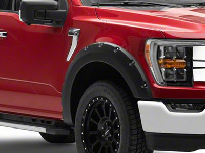 EGR Bolt-On Style Fender Flares; Textured Black (21-24 F-150, Excluding Raptor)