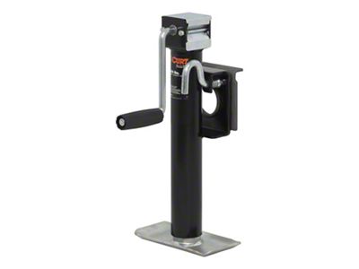 Bracket-Mount Swivel Trailer Jack with Side Handle; 2,000 lb.