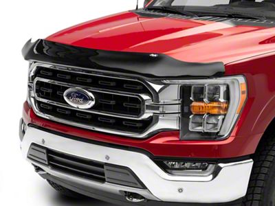 Bugflector II Hood Shield; Dark Smoke (21-25 F-150, Excluding King Ranch, Platinum, Raptor & Tremor)