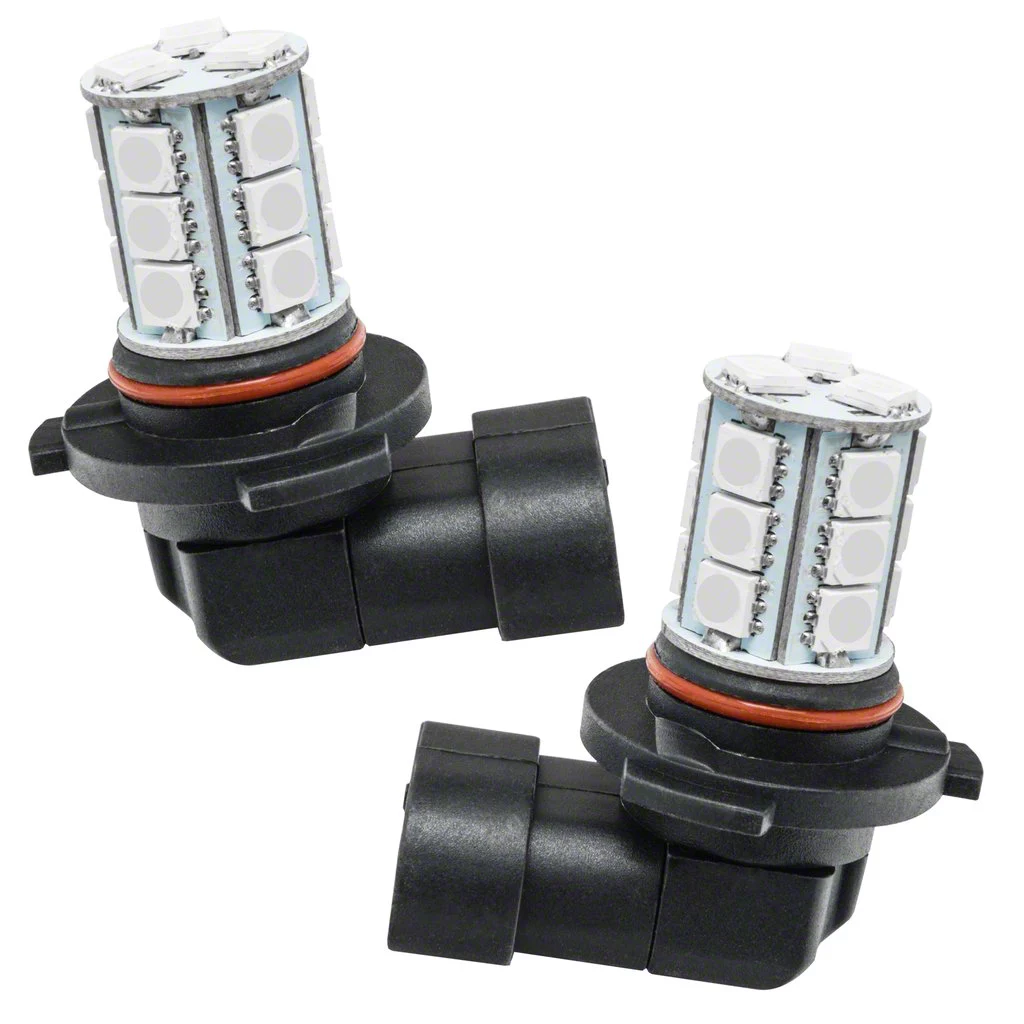 Oracle H10 / 9145 18-LED Bulbs; Amber, Pair
