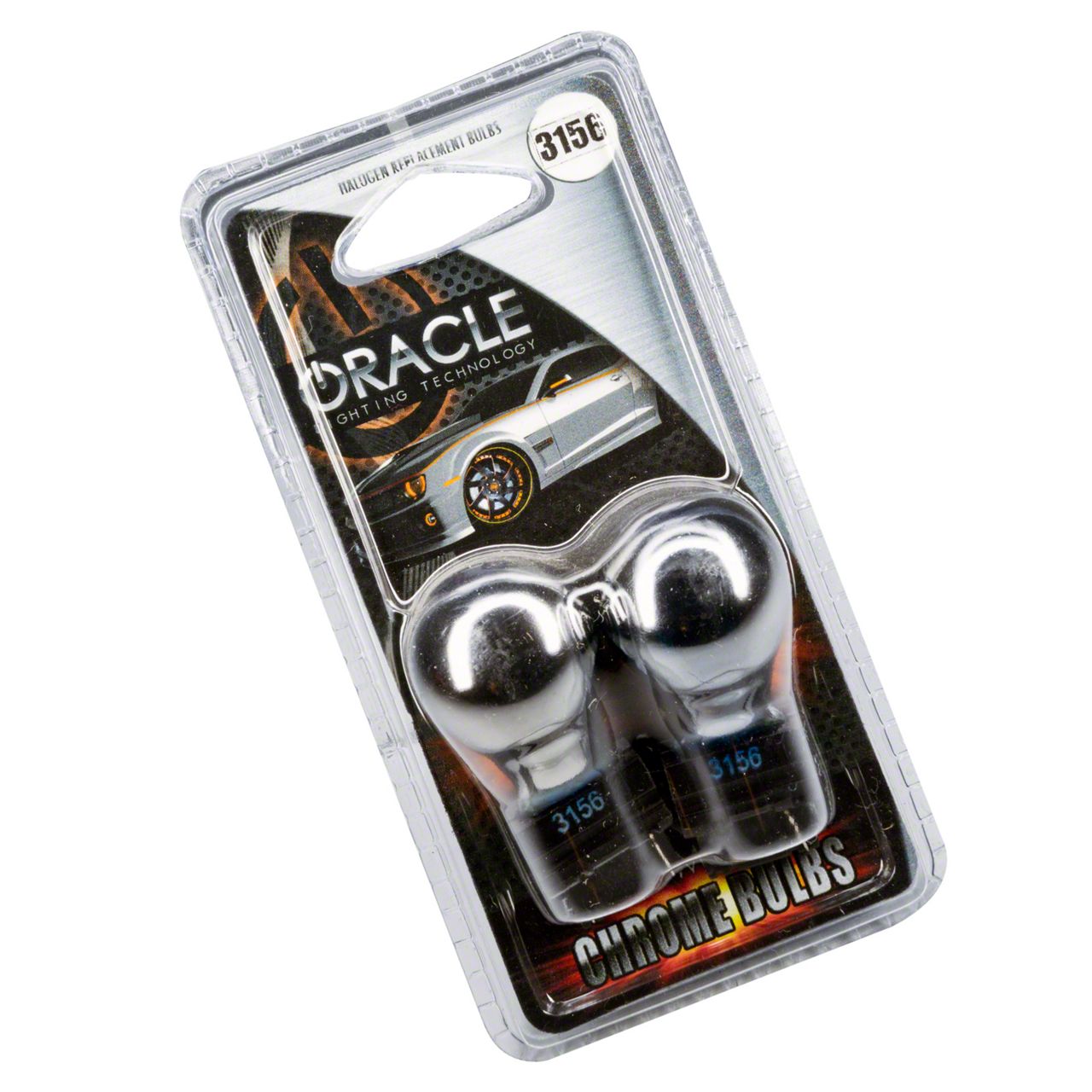 Oracle 3156 Chrome Bulbs; White, Pair