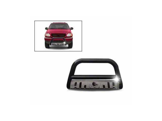 Bull Bar with Stainless Steel Skid Plate; Black (97-03 F-150)