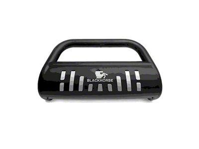 Bull Bar with Black Skid Plate; Black (04-25 F-150, Excluding Raptor)