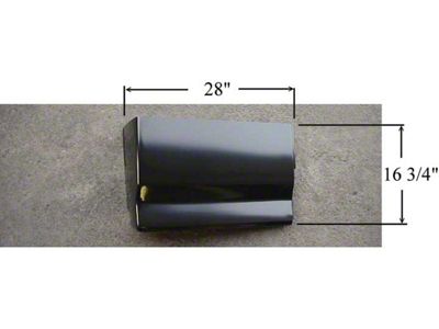 Replacement Cab Corner; Driver Side (97-98 F-150 SuperCab)