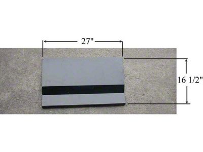 Replacement Cab Corner Extension; Natural Steel (97-98 F-150 SuperCab)