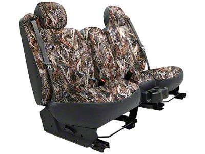 Camo Custom 2nd Row Bench Seat Covers; True Timber Kinati (22-25 F-150 SuperCab)