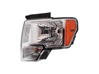 CAPA Replacement Headlight Assembly; Driver Side; Driver Side (09-14 F-150 w/ Factory Halogen Headlight)