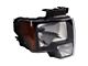 CAPA Replacement Headlight; Black Housing; Clear Lens; Passenger Side (09-14 F-150 w/ Factory Halogen Headlights)