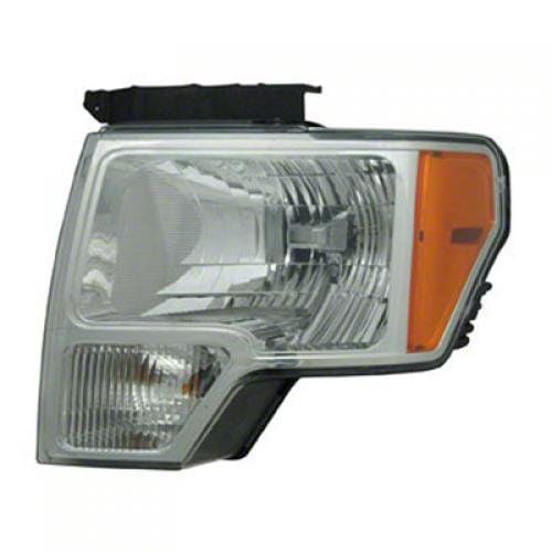 CAPA Replacement Headlight; Driver Side (09-14 F-150 w/ Factory Halogen Headlights)