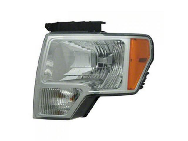 CAPA Replacement Headlight; Driver Side (09-14 F-150 w/ Factory Halogen Headlights)