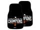 Carpet Front Floor Mats with San Francisco Giants 2014 MLB World Series Champions Logo; Black (Universal; Some Adaptation May Be Required)