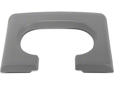 Center Console Cup Holder Trim; Graphite Grey (04-14 F-150 w/ Bench Seat)