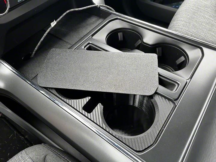 Haven 3D F150 Center Console Cup and Phone Holder Adapter with Lid