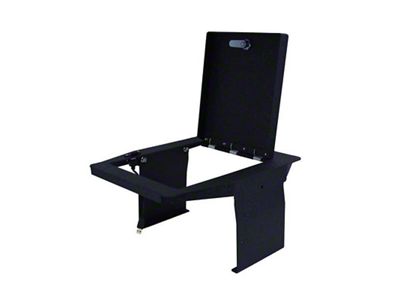 Center Console Safe with 4-Digit Combo Lock; Black (21-25 F-150 w/ 12.50-Inch Long Console)
