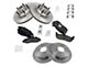 Ceramic 5-Lug Brake Rotor and Pad Kit; Front and Rear (11/28/99-03 2WD F-150, Excluding Lightning)