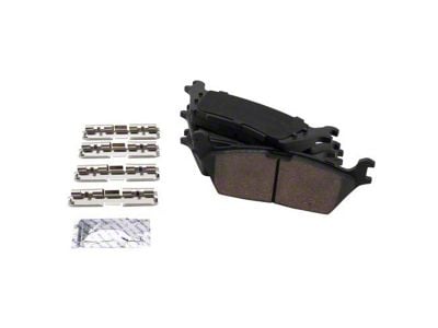Ceramic Brake Pads; Rear Pair (15-20 F-150 w/ Electric Parking Brake)
